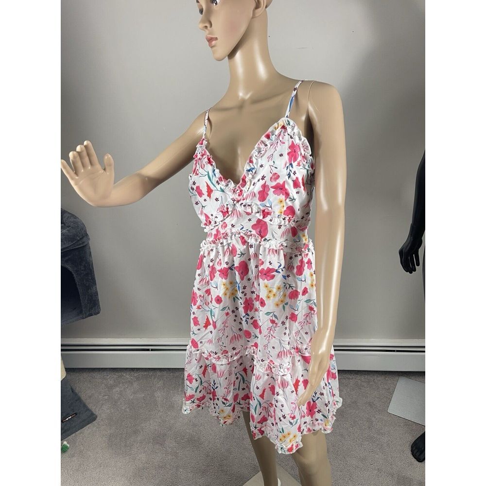 City Chic Enthrall Me Maxi Dress Dusty Rose Pink And‎ White Flowers Size L